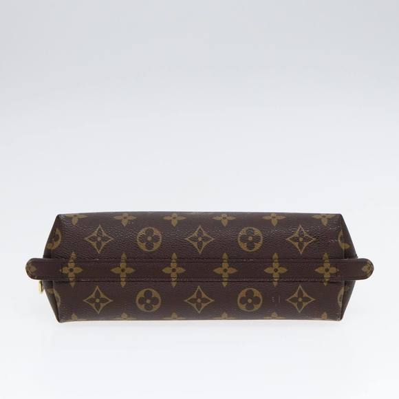 LOUIS VUITTON Monogram Trousse Demi Ronde Cosmetic Pouch M47520 LV Auth 89289 - Picture 6 of 16